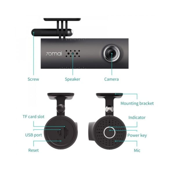 Camera hành trình Xiaomi 70Mai 1S 19 Camera hành trình Xiaomi 70Mai 1S