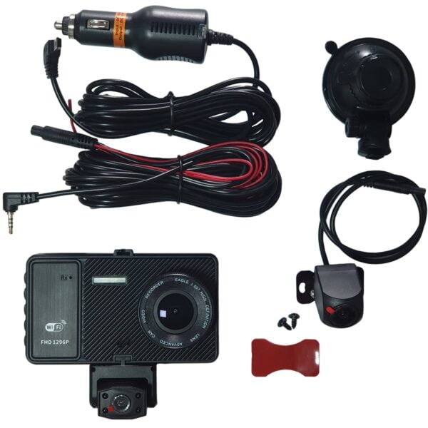 Camera hành trình ô tô A12pro 3 mắt màn hình 4in 74 Camera hành trình ô tô A12pro 3 mắt màn hình 4in