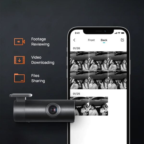 Camera hành trình Xiaomi 70mai A500S 2 mắt 53 Camera hành trình Xiaomi 70mai A500S 2 mắt