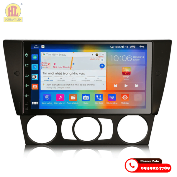 Mặt dưỡng màn hình BMW E90 2005-2012 Canbus kèm giắc zin theo xe