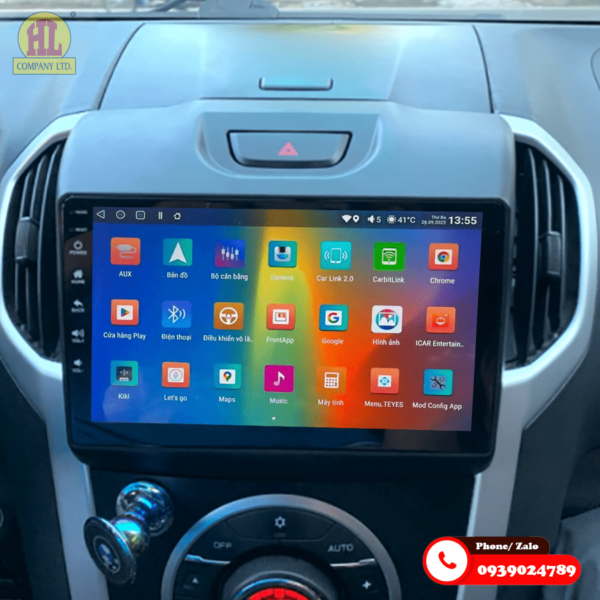 Mặt dưỡng màn hình Isuzu Dmax 2006-2023 21 Mặt dưỡng màn hình Isuzu Dmax 2006-2023