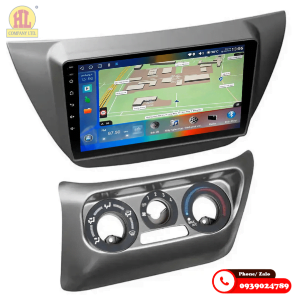 Mặt dưỡng màn hình Mitsubishi Lancer 2006-2016