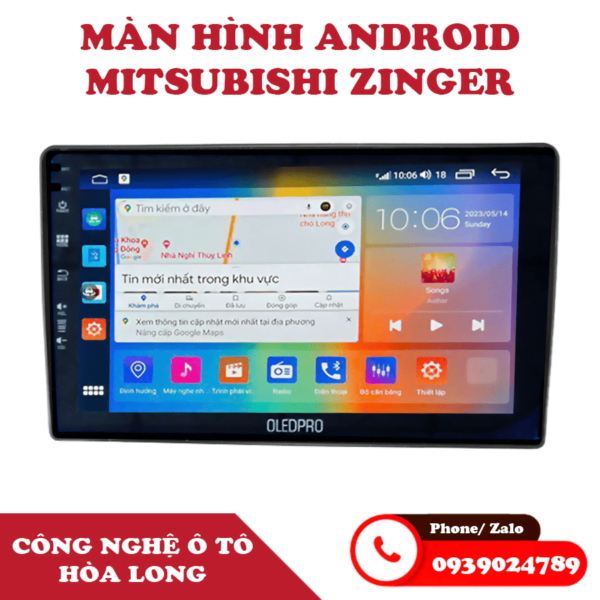 Mặt dưỡng màn hình Mitsubishi Zinger 2008-2013