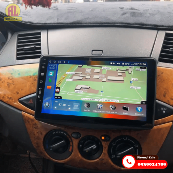 Mặt dưỡng màn hình Mitsubishi Zinger 2008-2013 15 Mặt dưỡng màn hình Mitsubishi Zinger 2008-2013