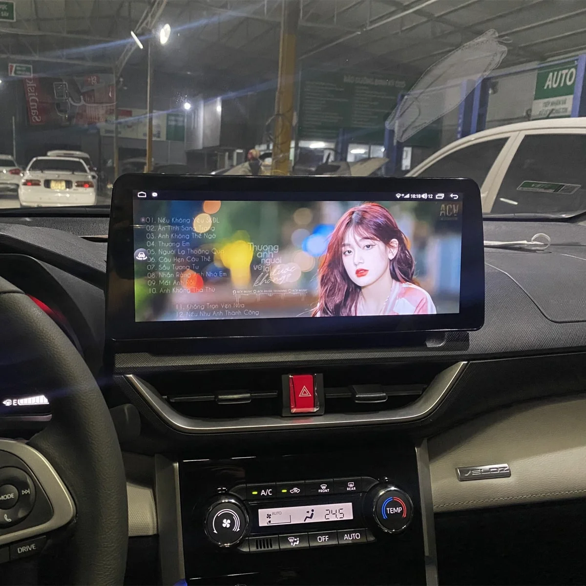Mặt dưỡng màn hình ô tô Android 12.3 inch