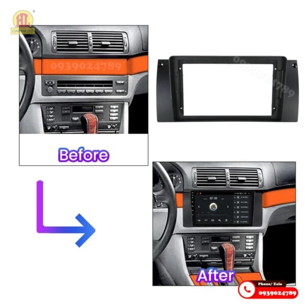 Mặt dưỡng màn hình BMW E39