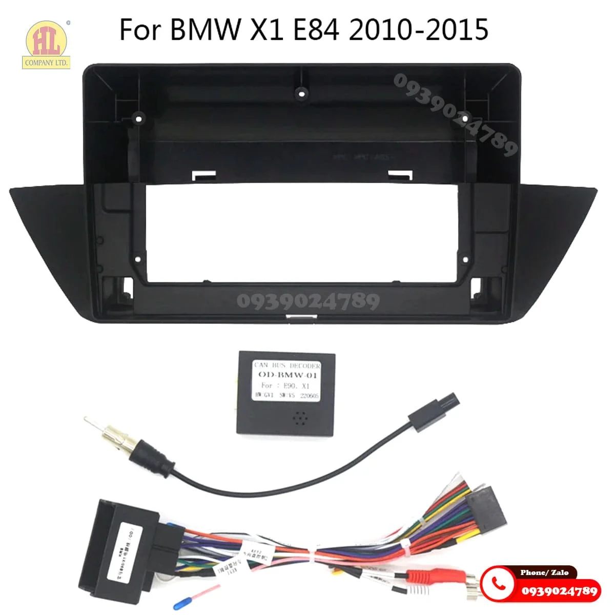 Mặt dưỡng màn hình BMW X1 2010-2014 24 Mặt dưỡng màn hình BMW X1