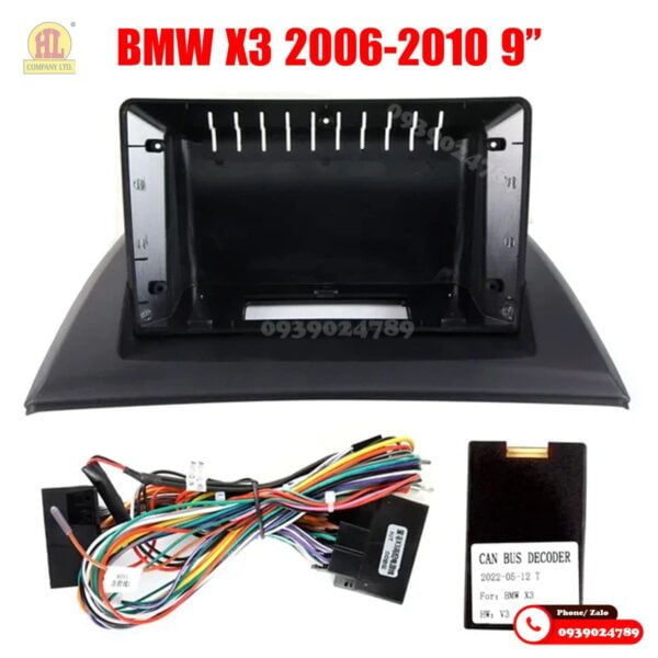 Mặt dưỡng màn hình BMW X3 2006-2010
