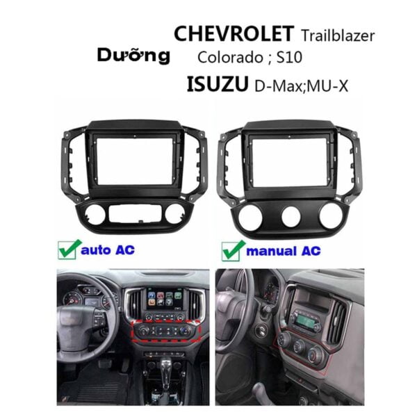 Mặt dưỡng màn hình Chevrolet Colorado 2012-2022 20 Mặt dưỡng màn hình Chevrolet Colorado 2012-2022