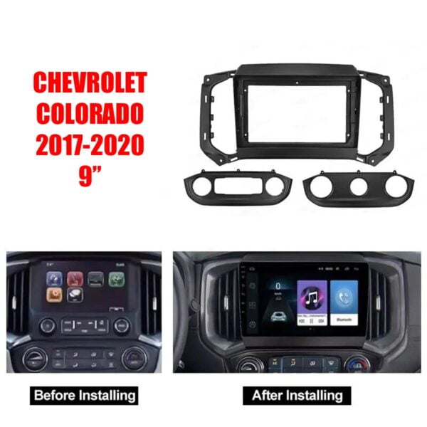 Mặt dưỡng màn hình Chevrolet Colorado 2012-2022 24 Mặt dưỡng màn hình Chevrolet Colorado 2012-2022