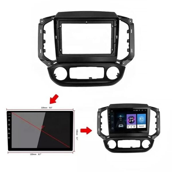 Mặt dưỡng màn hình Chevrolet Colorado 2012-2022 25 Mặt dưỡng màn hình Chevrolet Colorado 2012-2022