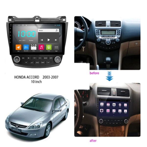 Mặt dưỡng màn hình Honda Accord 2004-2023 22 Mặt dưỡng màn hình Honda Accord 2004-2023