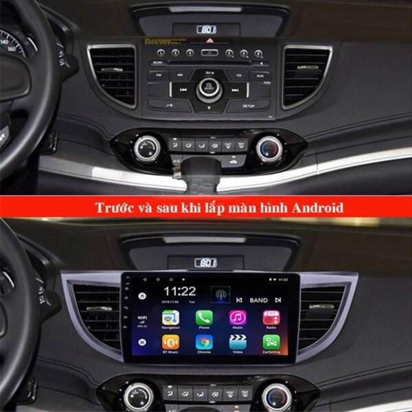 Mặt dưỡng màn hình Honda CRV 2006-2023