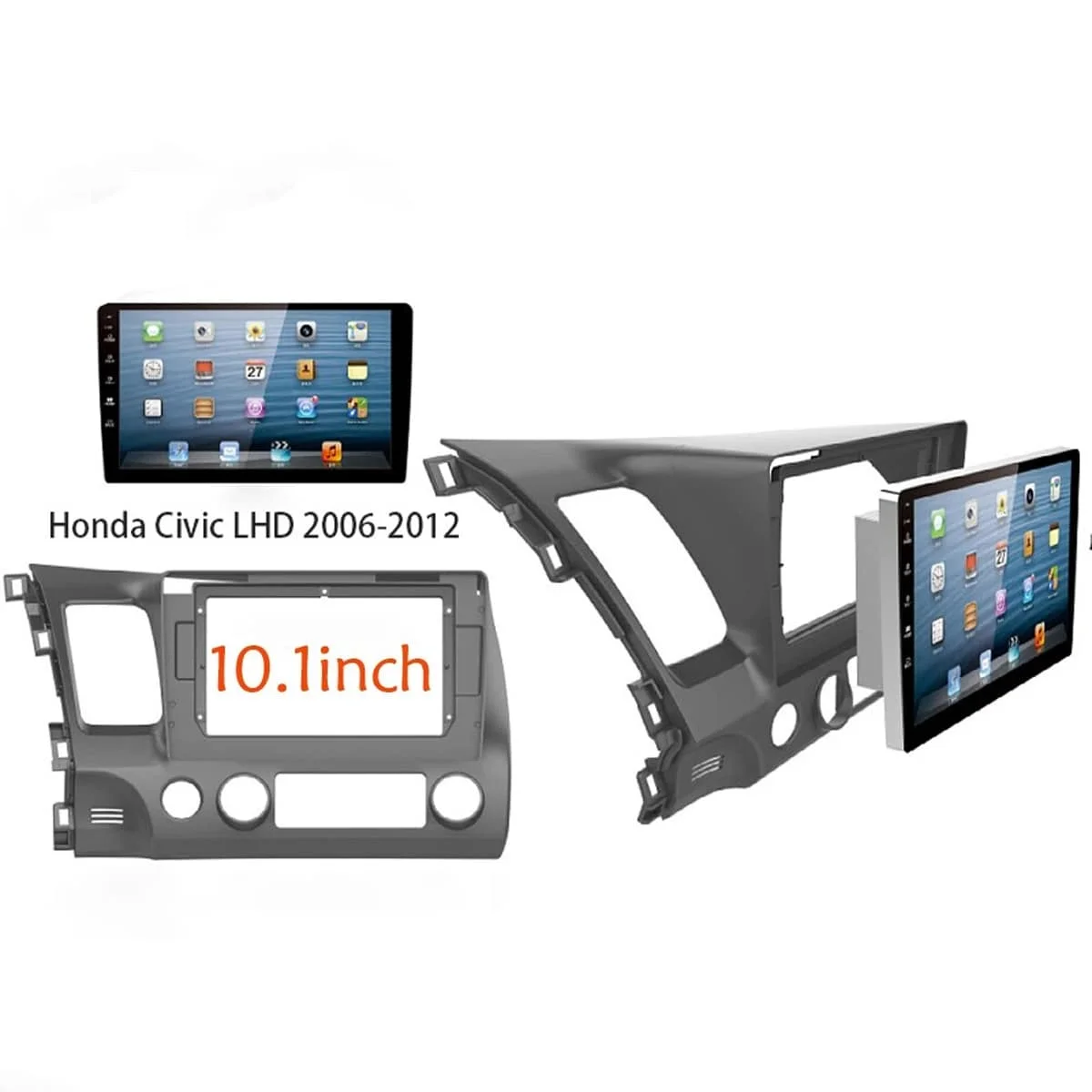 Mặt dưỡng màn hình Honda Civic 2006-2023