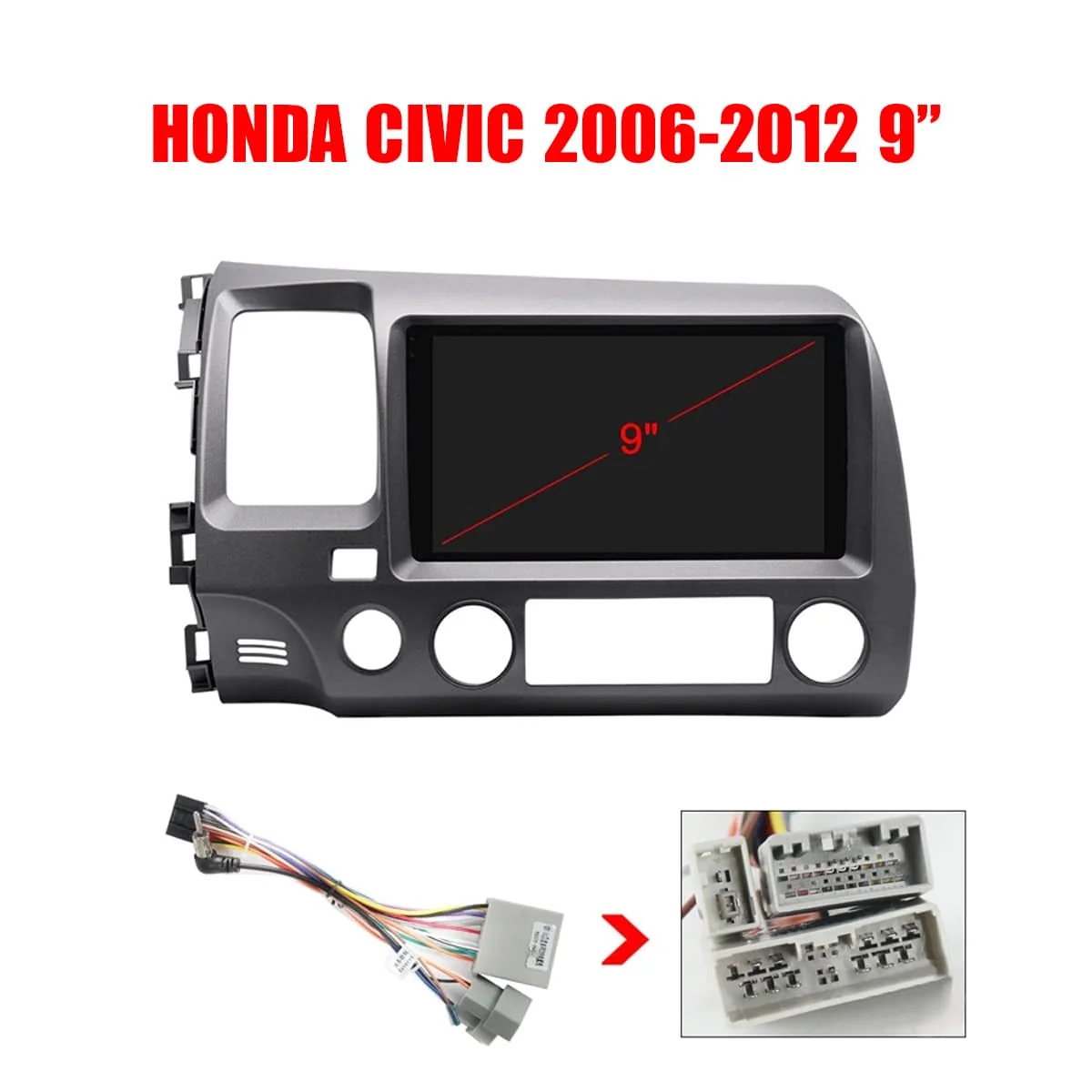 Mặt dưỡng màn hình Honda Civic 2006-2023