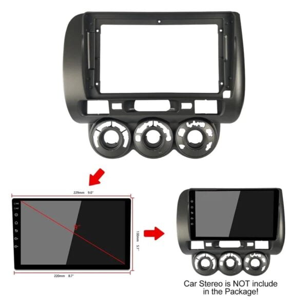 Mặt dưỡng màn hình Honda JAZZ 2004-2023