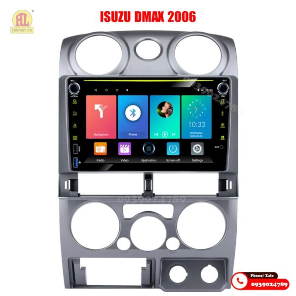 Mặt dưỡng màn hình Isuzu Dmax 2006-2023 26 Mặt dưỡng màn hình Isuzu Dmax 2006-2023