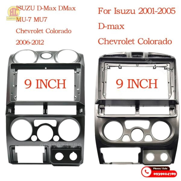 Mặt dưỡng màn hình Isuzu Dmax 2006-2023 27 Mặt dưỡng màn hình Isuzu Dmax 2006-2023