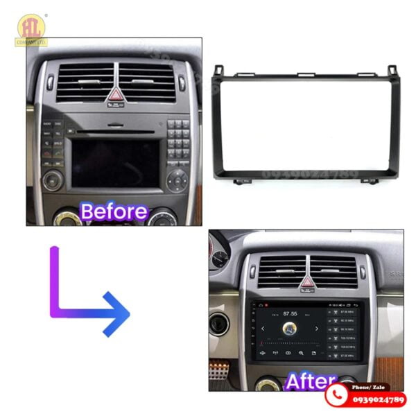 Mặt dưỡng màn hình Mercedes B200