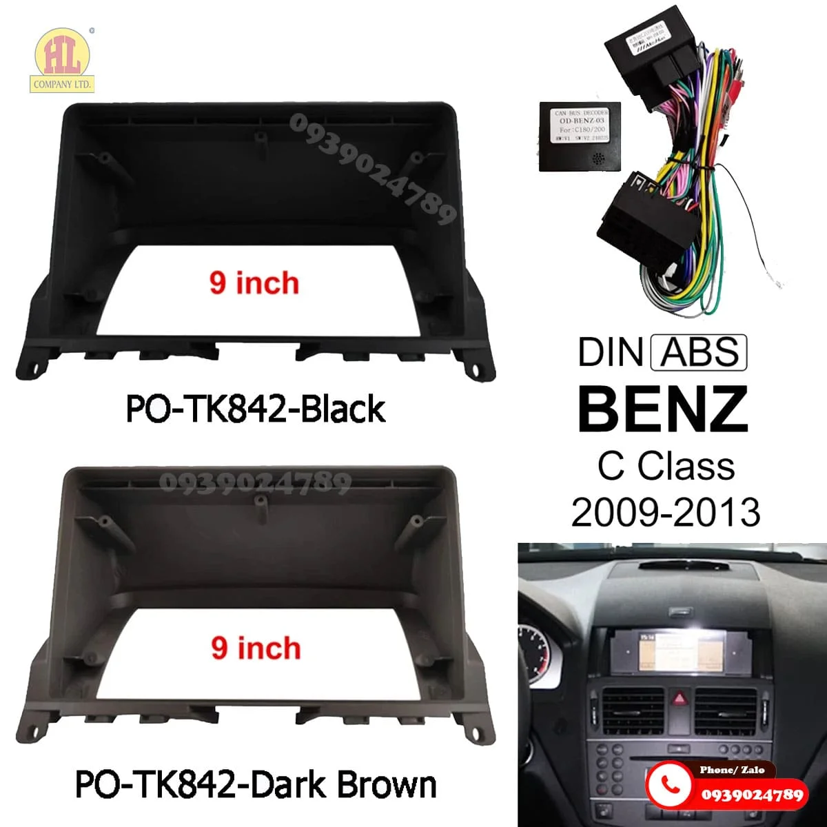 Mặt dưỡng màn hình Mercedes C200 26 Mặt dưỡng màn hình Mercedes C200