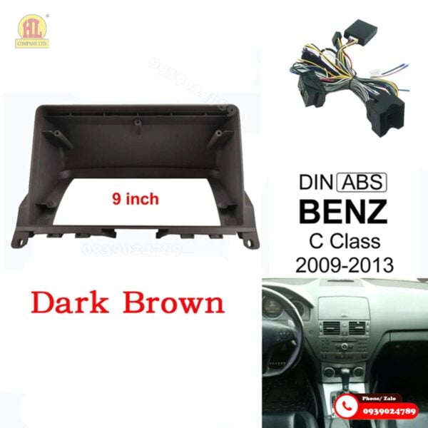 Mặt dưỡng màn hình Mercedes C200 16 Mặt dưỡng màn hình Mercedes C200