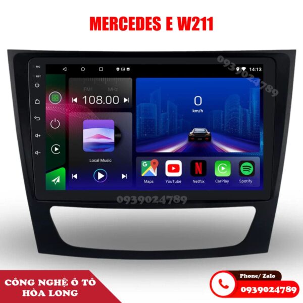 Mặt dưỡng màn hình Mercedes E W211