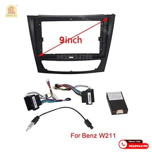 Mặt dưỡng màn hình Mercedes E W211 19 Mặt dưỡng màn hình Mercedes E W211