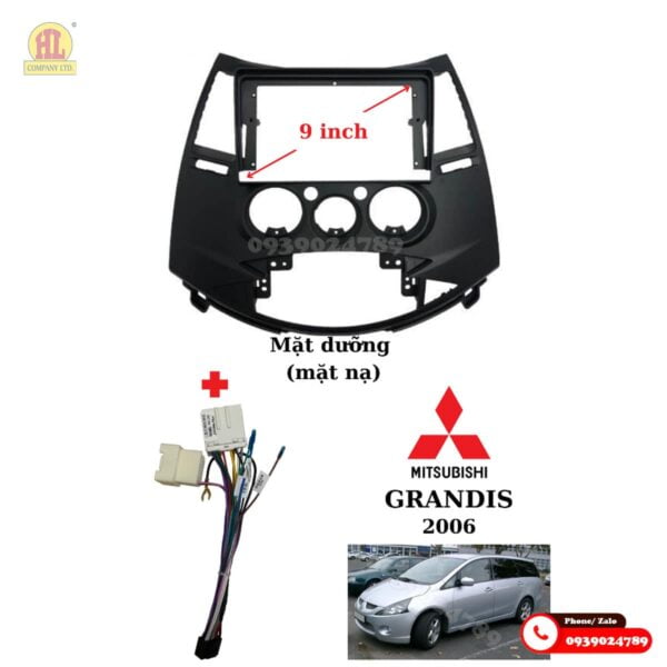 Mặt dưỡng màn hình Mitsubishi Gandis