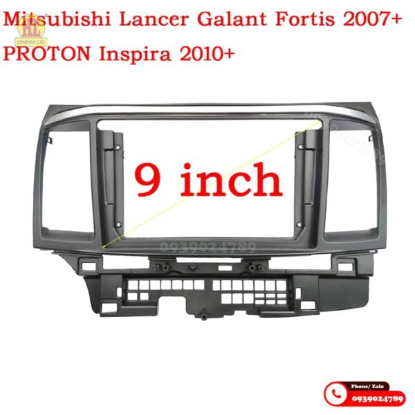 Mặt dưỡng màn hình Mitsubishi Lancer 2006-2016