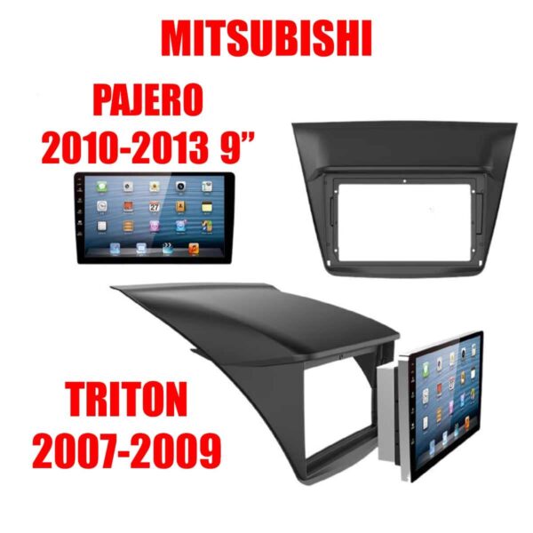 Mặt dưỡng màn hình Mitsubishi Pajero 1997-2023 36 Mặt dưỡng màn hình Mitsubishi Pajero 1997-2023