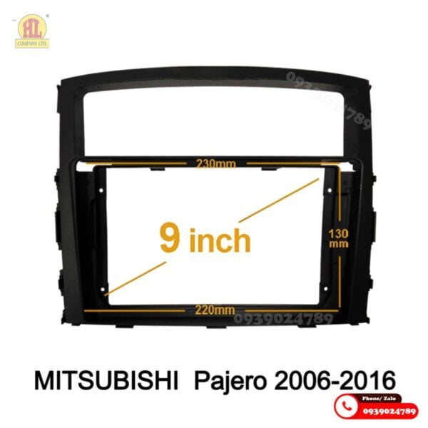 Mặt dưỡng màn hình Mitsubishi Pajero 1997-2023 26 Mặt dưỡng màn hình Mitsubishi Pajero 1997-2023