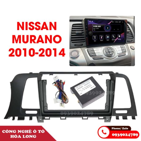 Mặt dưỡng màn hình Nissan Murano 2010-2014 25 Mặt dưỡng màn hình Nissan Murano 2010-2014