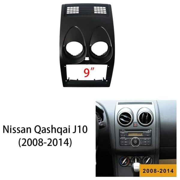 Mặt dưỡng màn hình Nissan Quashqai 2008-2013 19 Mặt dưỡng màn hình Nissan Quashqai 2008-2013