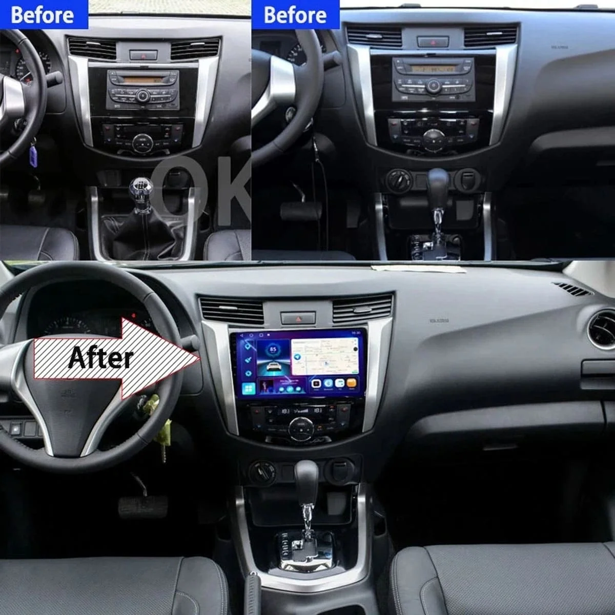 Mặt dưỡng màn hình Nissan Terra 2015-2023