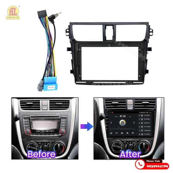 Mặt dưỡng màn hình Suzuki Celerio