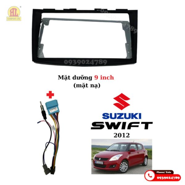 Mặt dưỡng màn hình Suzuki Swift 2007-2023 22 Mặt dưỡng màn hình Suzuki Swift 2007-2023
