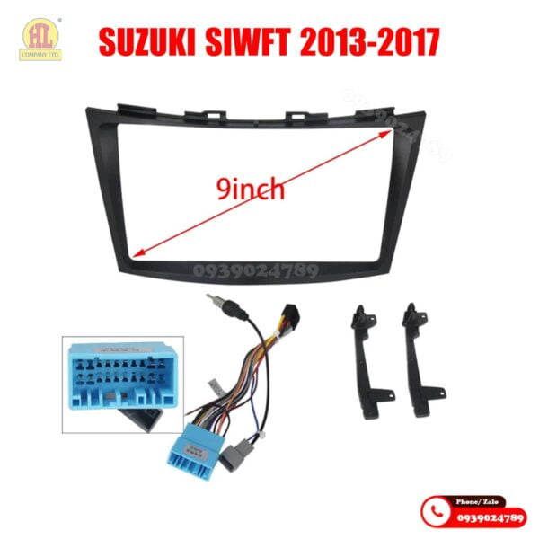 Mặt dưỡng màn hình Suzuki Swift 2007-2023 21 Mặt dưỡng màn hình Suzuki Swift