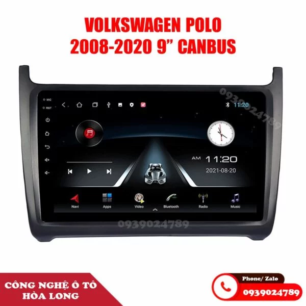 Mặt dưỡng màn hình Volkswagen Polo 2008-2020