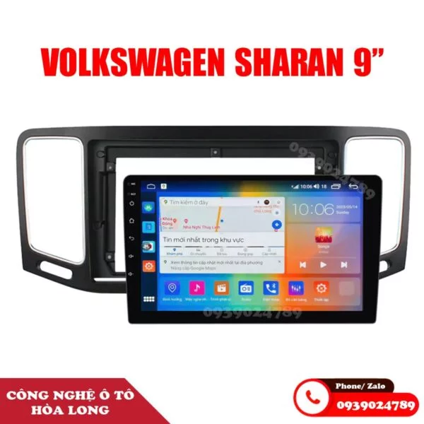 Mặt dưỡng màn hình Volkswagen Sharan