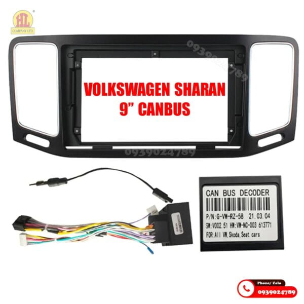 Mặt dưỡng màn hình Volkswagen Sharan