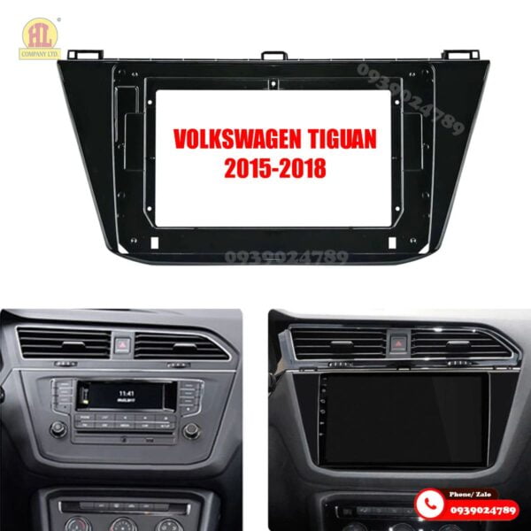 Mặt dưỡng màn hình Volkswagen Tiguan 2009-2018