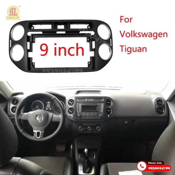 Mặt dưỡng màn hình Volkswagen Tiguan 2009-2018
