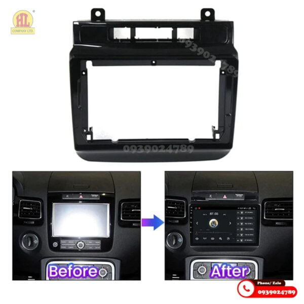 Mặt dưỡng màn hình Volkswagen Touareg 2009-2014