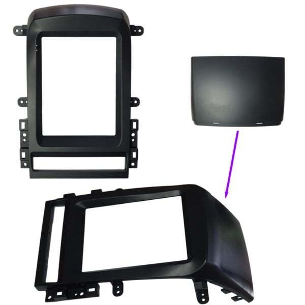 Mặt dưỡng màn hình Tesla Chevrolet Captiva 2008-2012 39 Mặt dưỡng màn hình Tesla Chevrolet Captiva 2008-2012