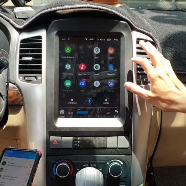 Mặt dưỡng màn hình Tesla Chevrolet Captiva 2008-2012 47 Mặt dưỡng màn hình Tesla Chevrolet Captiva 2008-2012