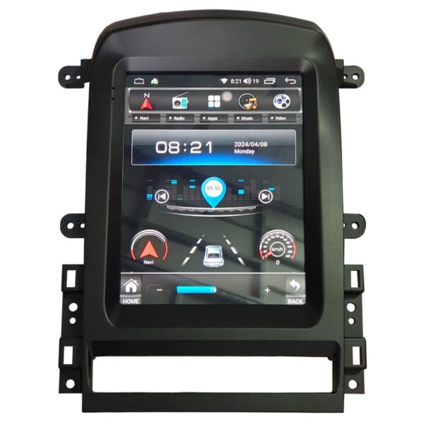 Mặt dưỡng màn hình Tesla Chevrolet Captiva 2008-2012 30 Mặt dưỡng màn hình Tesla Chevrolet Captiva 2008-2012