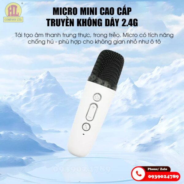 Micro hát Karaoke ô tô tích hợp 2 mic pin sạc âm thanh DSP cao cấp 17 Micro hát Karaoke ô tô tích hợp pin sạc âm thanh DSP cao cấp