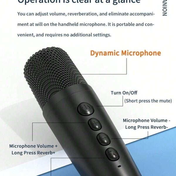 Micro Karaoke không dây DS-K1 Bluetooth 5.3 52 Micro Karaoke không dây DS-K1 Bluetooth 5.3