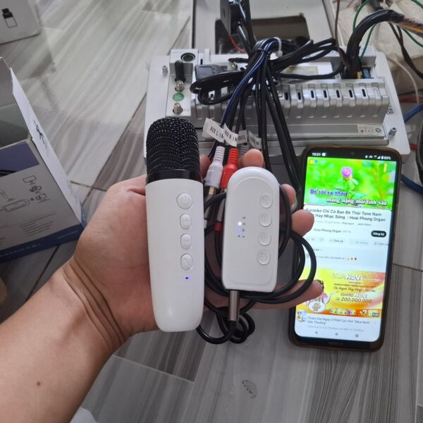 Micro Karaoke không dây DS-K1 Bluetooth 5.3 47 Micro Karaoke không dây DS-K1 Bluetooth 5.3