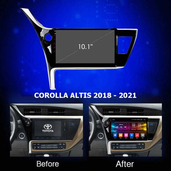 Mặt dưỡng màn hình TOYOTA COROLLA ALTIS 1993 - 2023